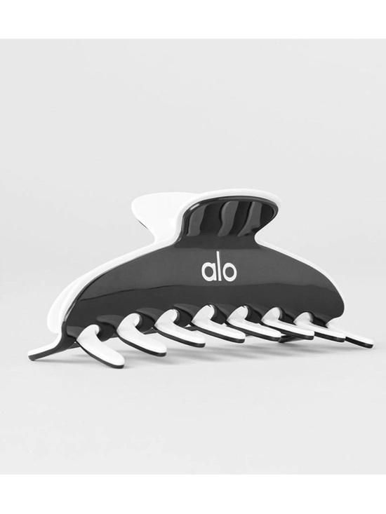 Accessories - New Alo Outline Large Claw Clip - Black/White Authentic